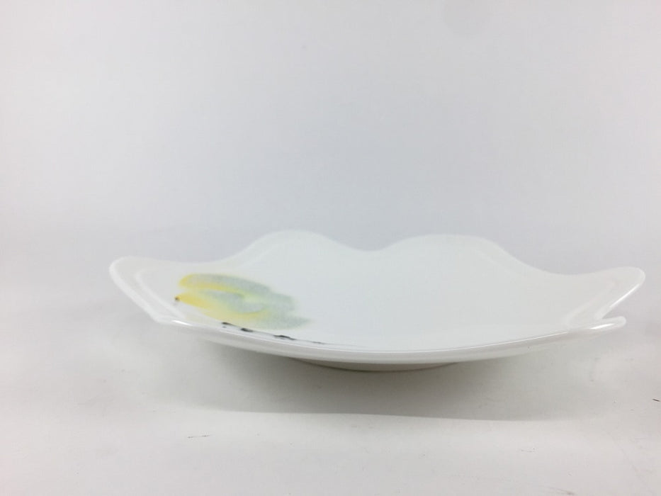 【SALE】星型フルーツ皿　ピーチ(若草)　18.5cm　有田焼【訳あり】