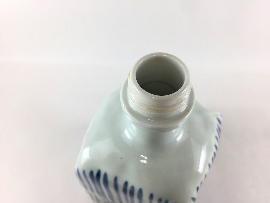 【SALE】角ボトル　染十草　波佐見焼【訳あり】