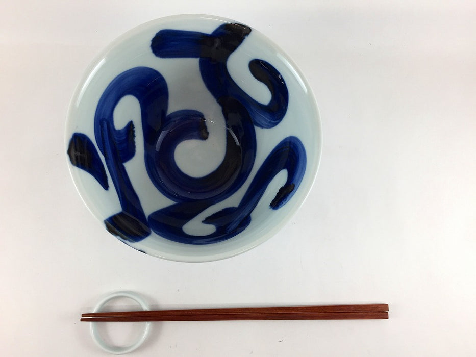 【SALE】160反丼　荒唐草　16cm　波佐見焼【訳あり】