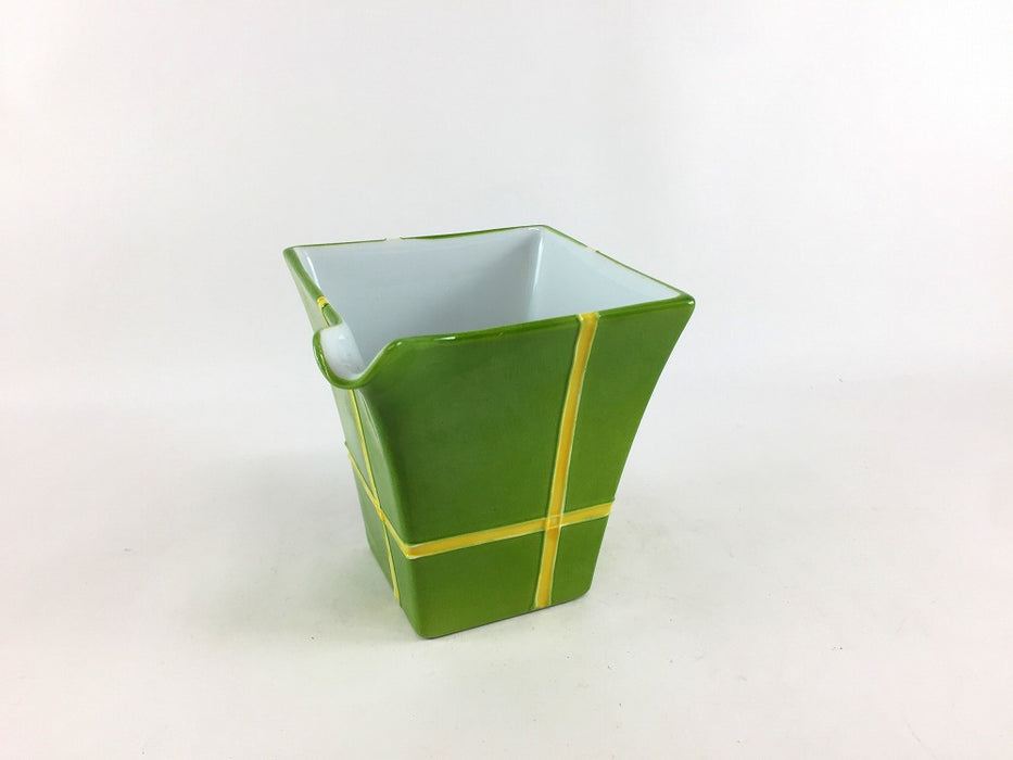 【SALE】柚子黄緑注器　9cm　有田焼【訳あり】