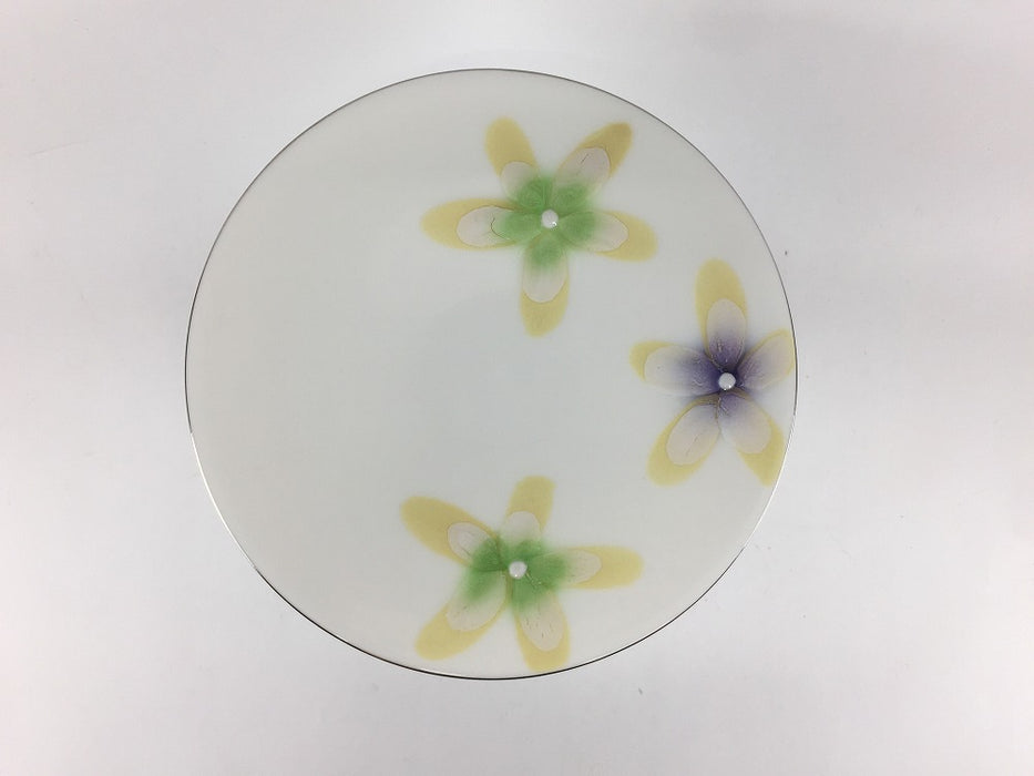 【SALE】5寸浅高台皿　リリー　15cm　有田焼【訳あり】