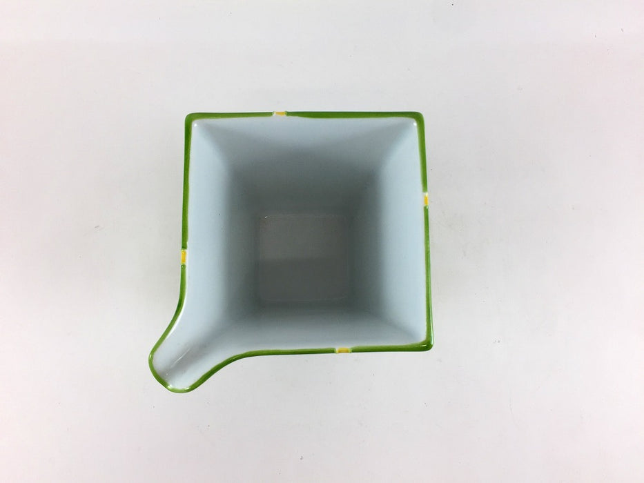 【SALE】柚子黄緑注器　9cm　有田焼【訳あり】