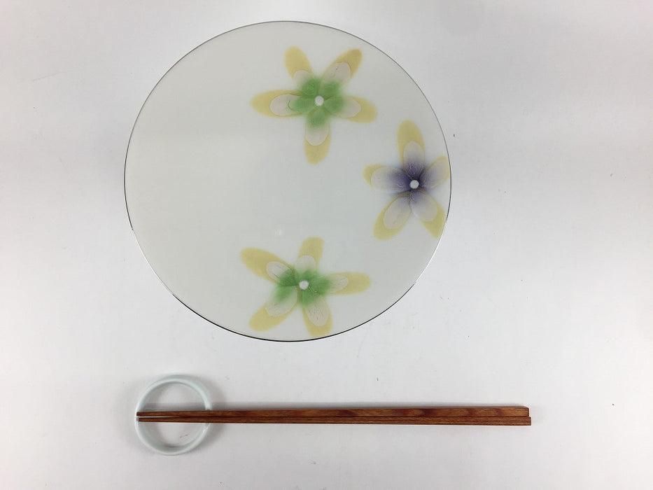 【SALE】5寸浅高台皿　リリー　15cm　有田焼【訳あり】