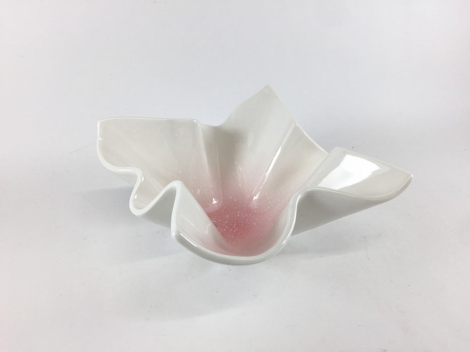 【SALE】ピンク吹　紙小鉢　14cm　有田焼【訳あり】