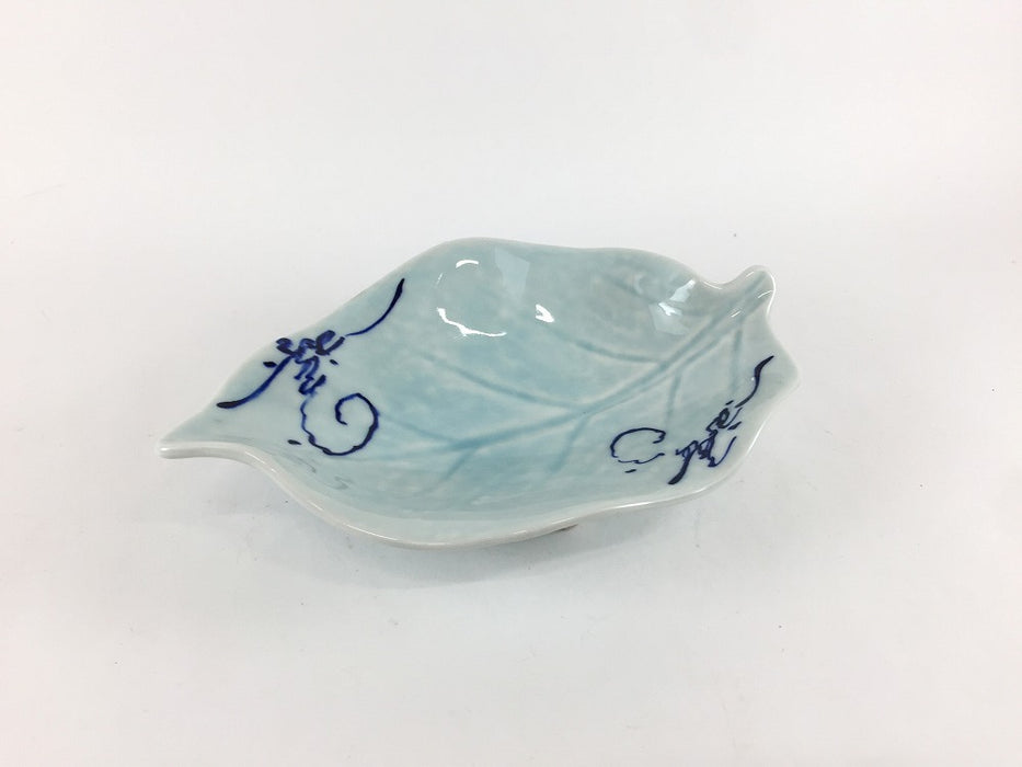 【SALE】ツル草　葉皿　17.5cm　有田焼【訳あり】