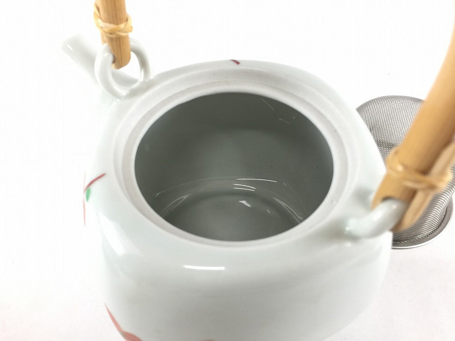 【SALE】色絵花　茶器揃い　波佐見焼 【訳あり】