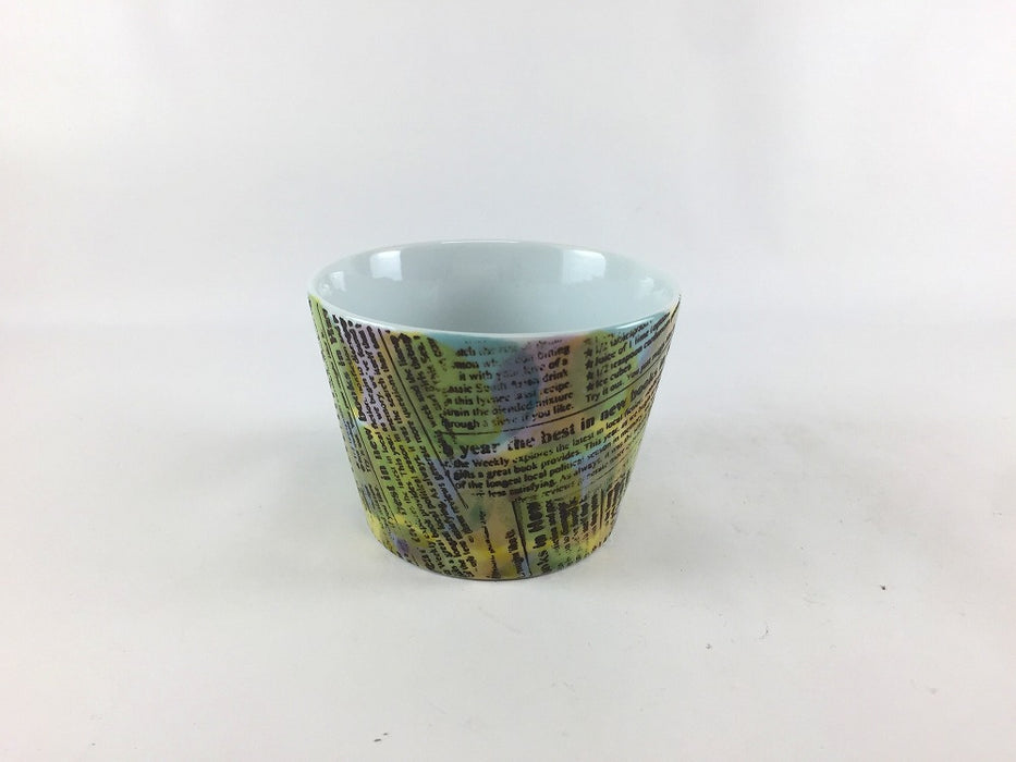 【SALE】90Yカップ　帯ロコ　(青/赤)　9cm　波佐見焼【訳あり】