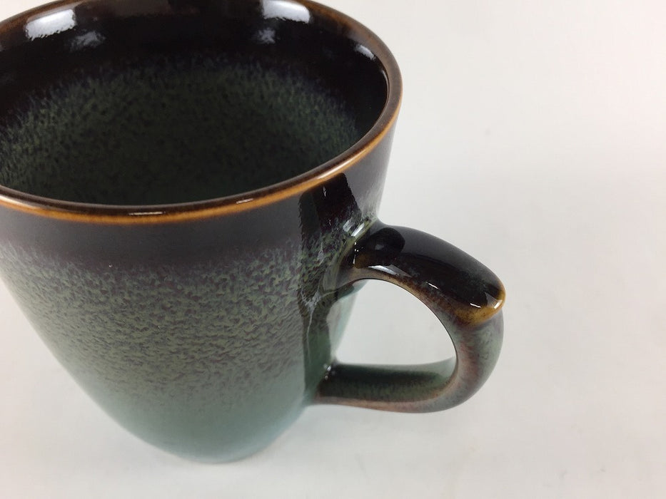 【SALE】マグカップ　(辰砂天目/碧緑天目)　380cc　作家副島信幸四郎窯【訳あり】