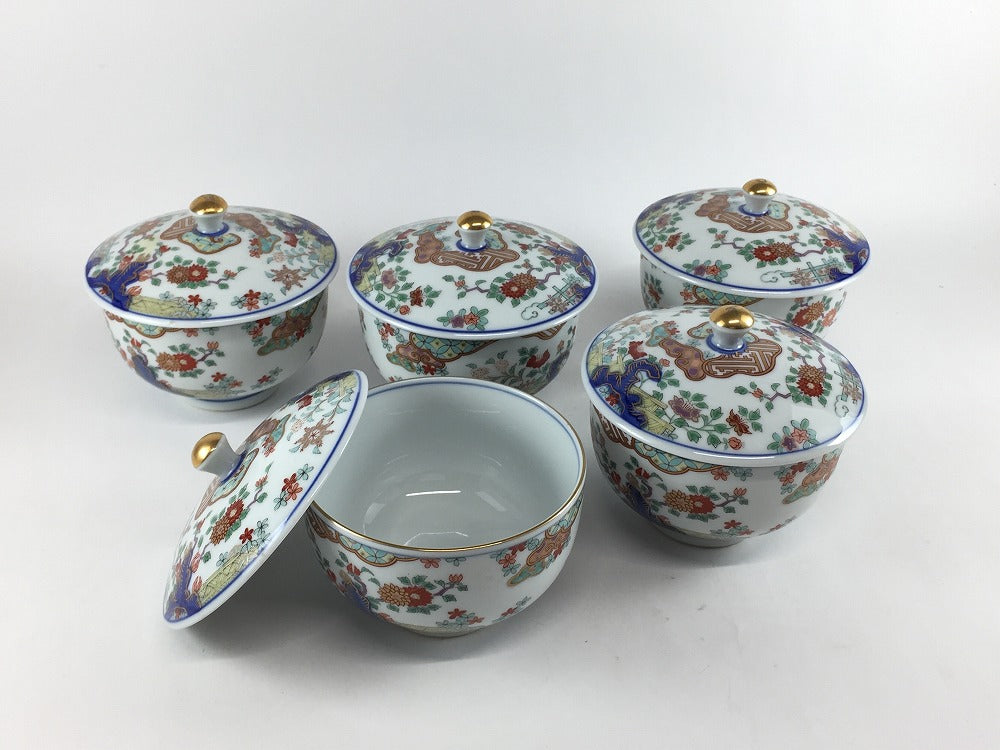 SALE】汲出し碗5客揃い 金襴手 7.5cm 有田焼【訳あり】 — 佐賀有田