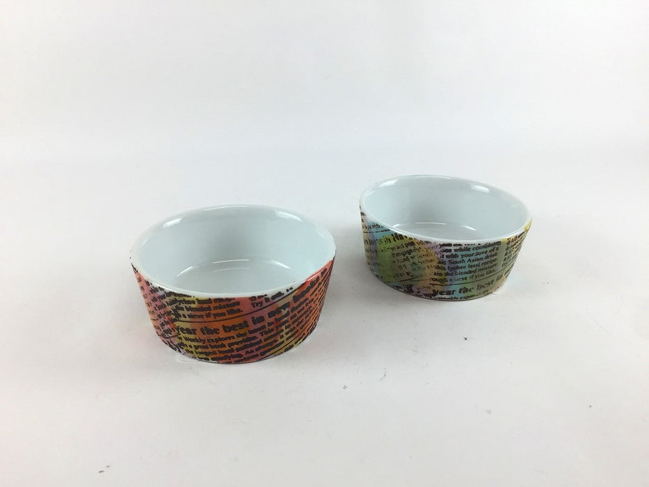 【SALE】70Yカップ　帯ロコ　(青/赤)　7cm　波佐見焼【訳あり】