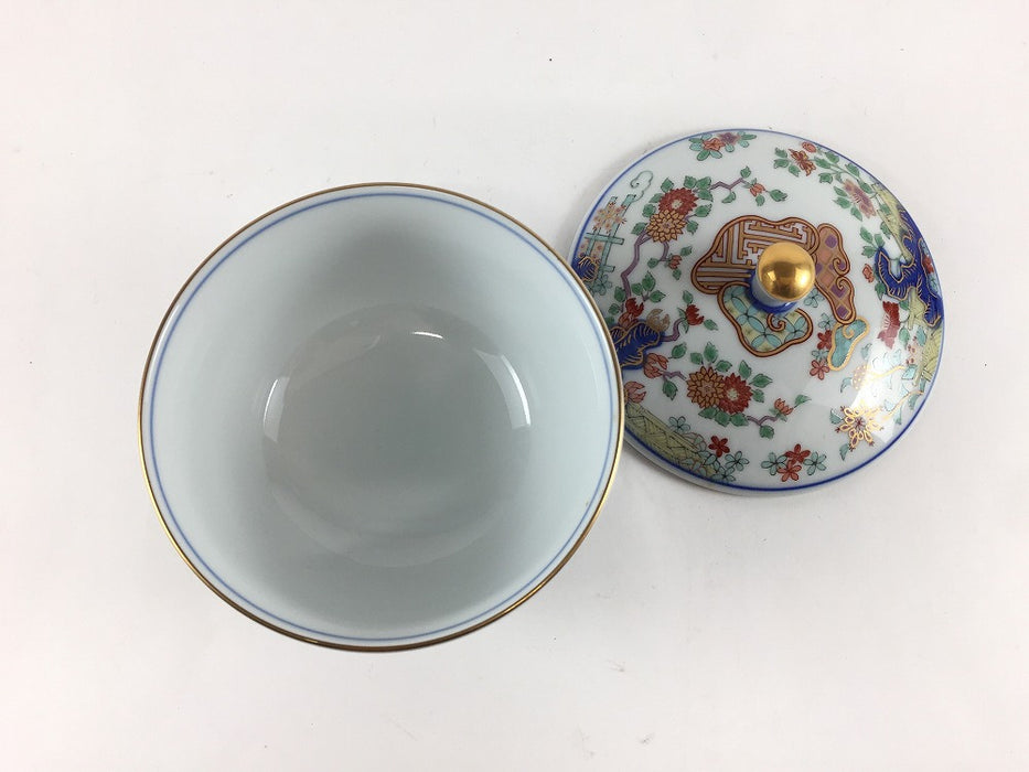 【SALE】汲出し碗5客揃い　金襴手　7.5cm　有田焼【訳あり】
