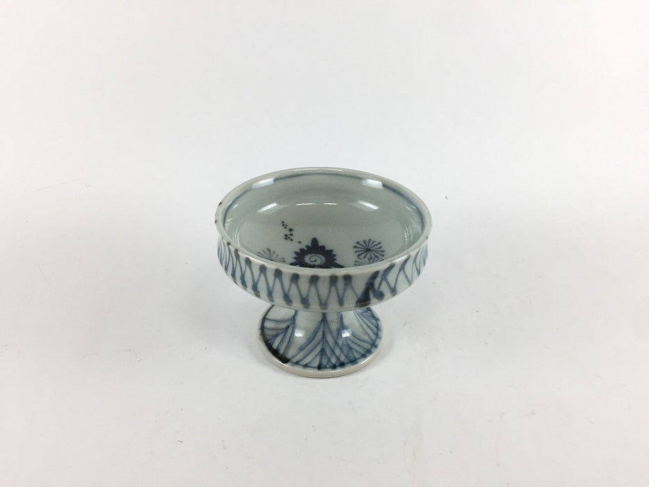 【SALE】古染付貝絵　高台小鉢　8cm　有田焼【訳あり】