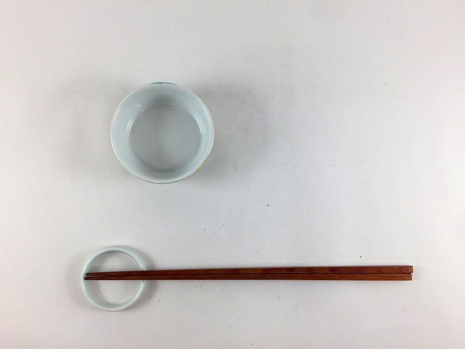 【SALE】70Yカップ　帯ロコ　(青/赤)　7cm　波佐見焼【訳あり】