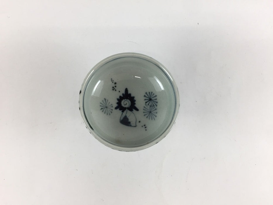 【SALE】古染付貝絵　高台小鉢　8cm　有田焼【訳あり】