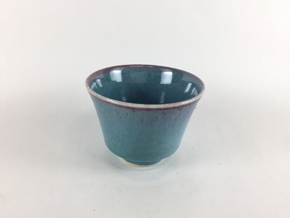 【SALE】反仙茶　(辰砂/碧緑)　150cc　作家副島信幸四郎窯【訳あり】