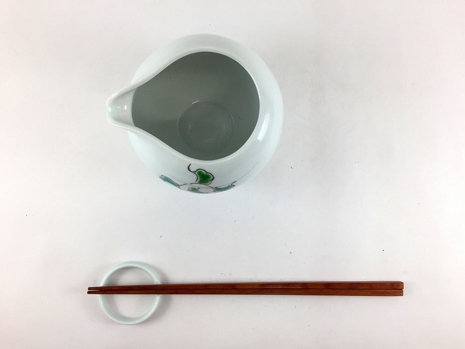 【SALE】玉片口器400cc　花唐草　11cm　波佐見焼【訳あり】