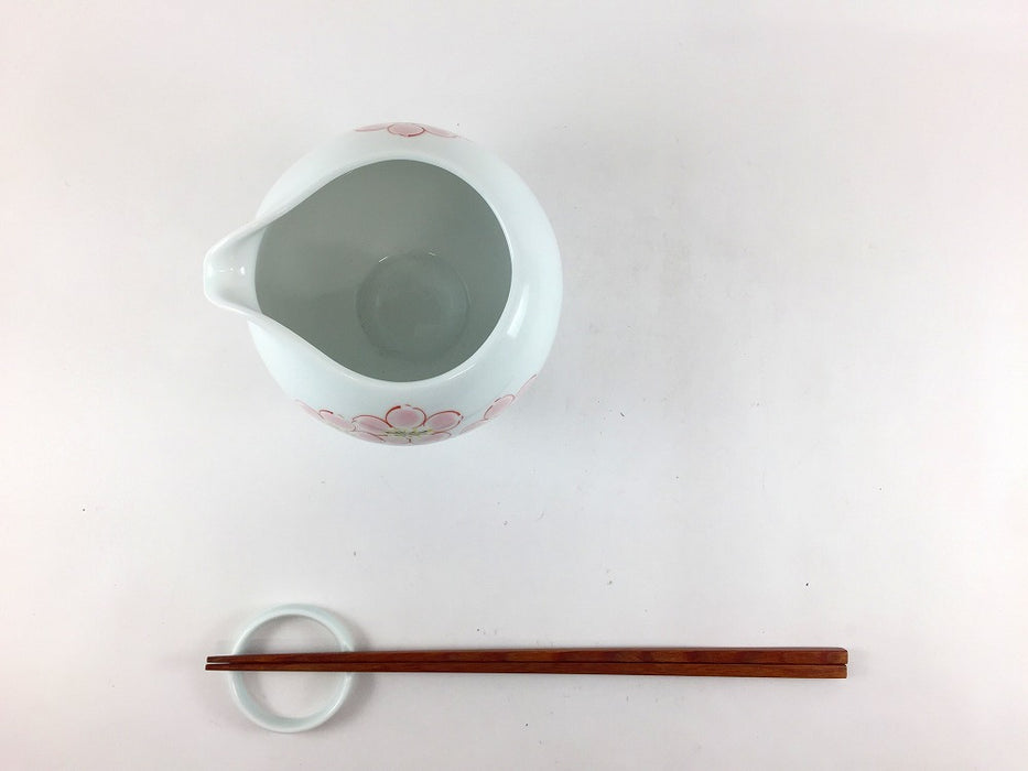 【SALE】玉片口器400cc　花ツナギ　11cm　波佐見焼【訳あり】