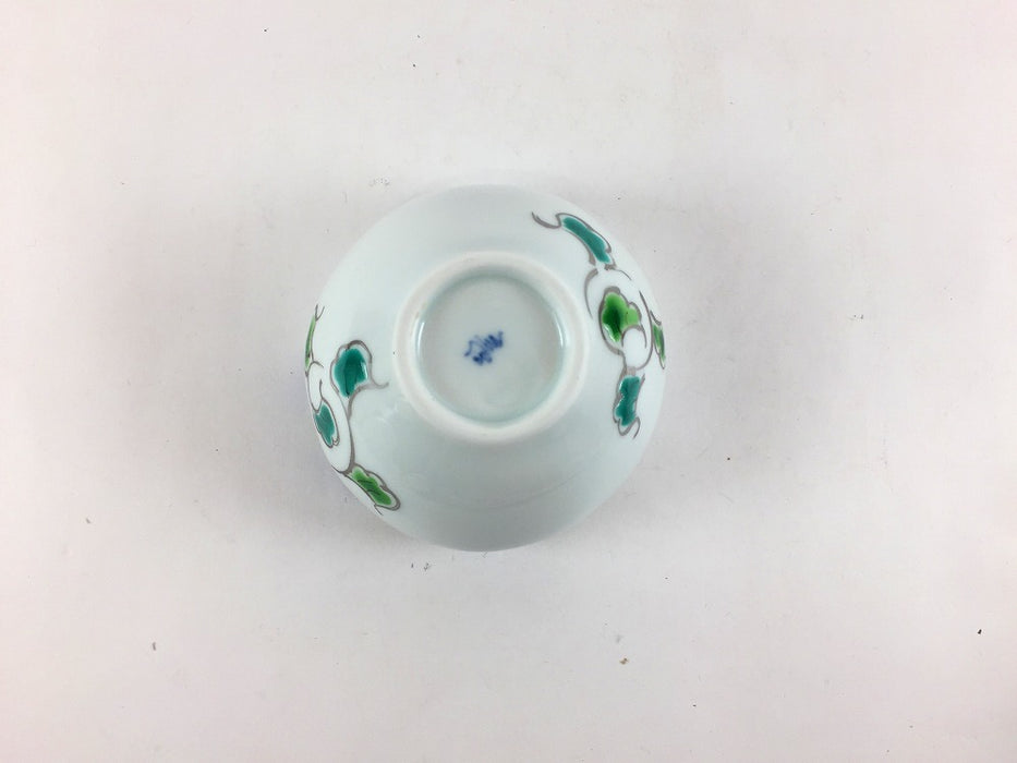 【SALE】玉盃100cc　花唐草　7cm　波佐見焼【訳あり】