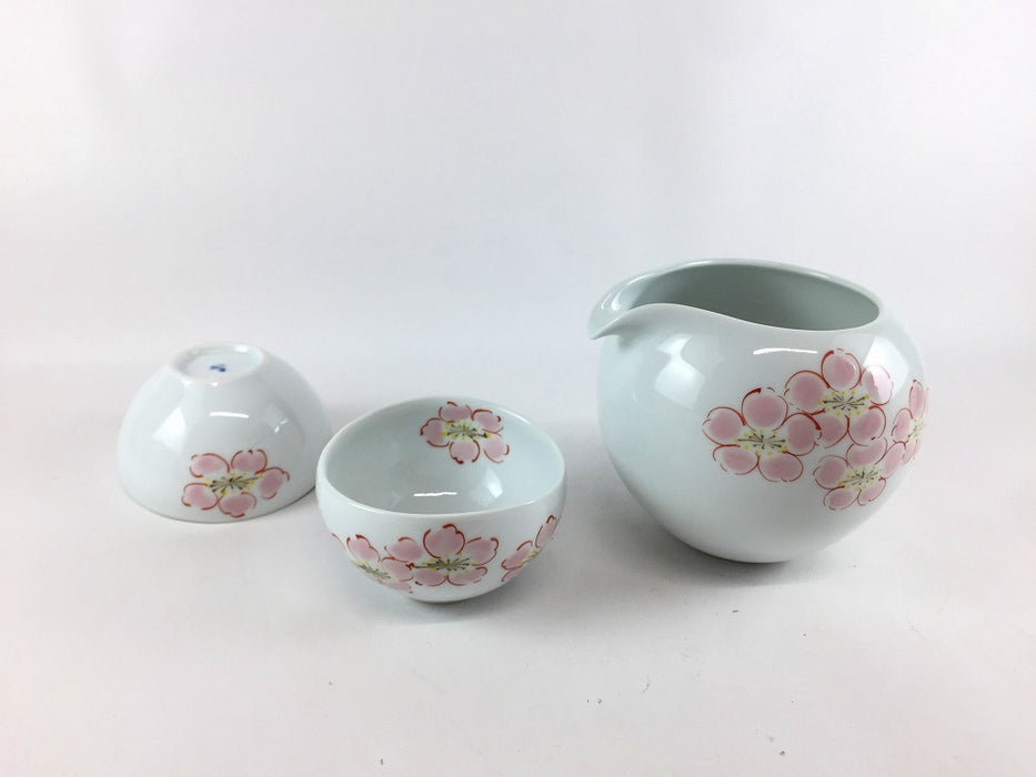 【SALE】玉片口器400cc　花ツナギ　11cm　波佐見焼【訳あり】