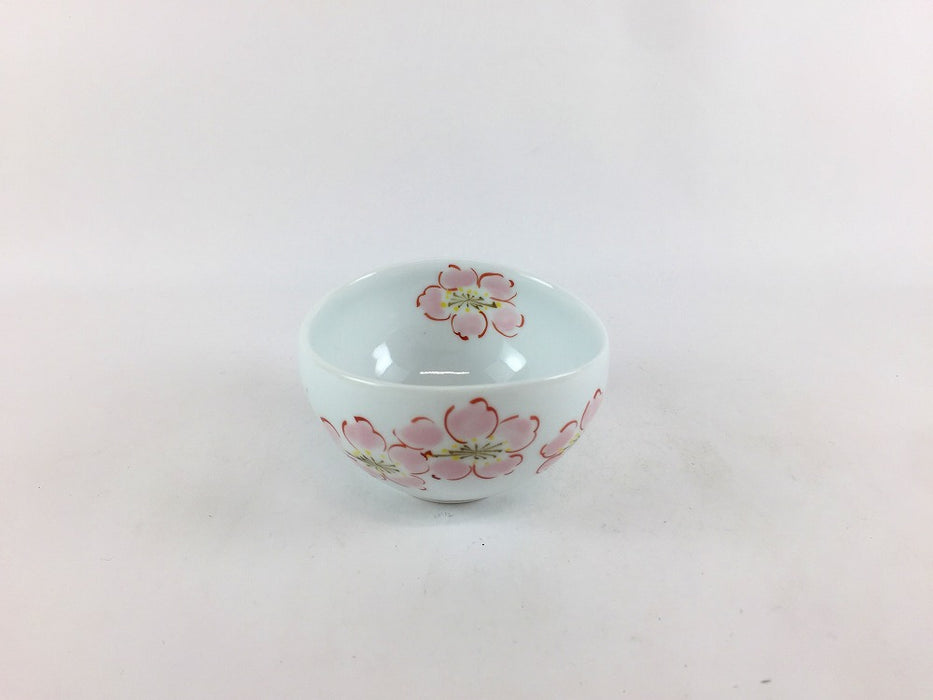 【SALE】玉盃100cc　花ツナギ　7cm　波佐見焼【訳あり】