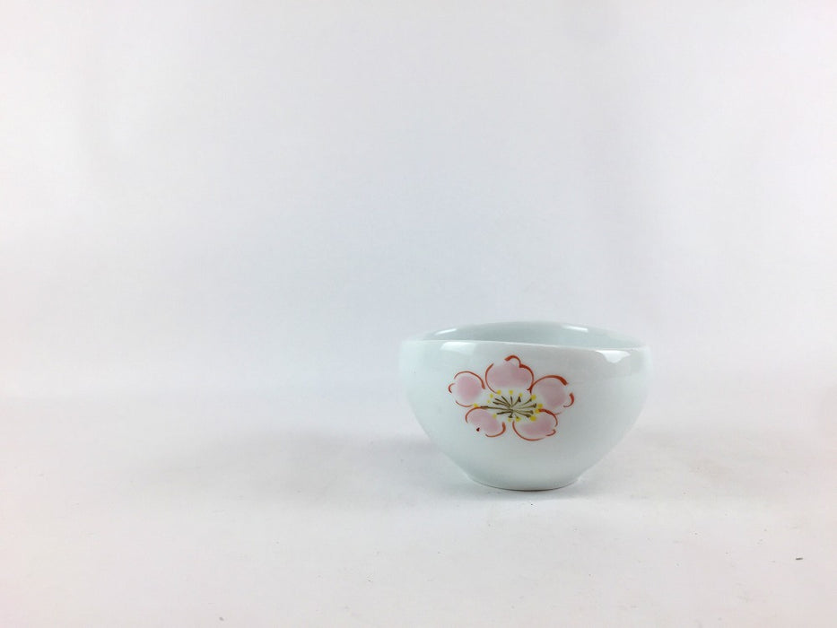 【SALE】玉盃100cc　花ツナギ　7cm　波佐見焼【訳あり】