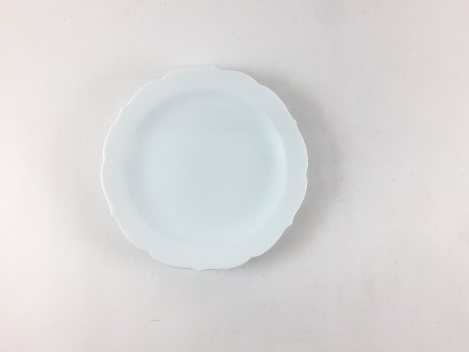 桔梗渕3.5寸皿　白マット　10.5cm　有田焼　(j.R)