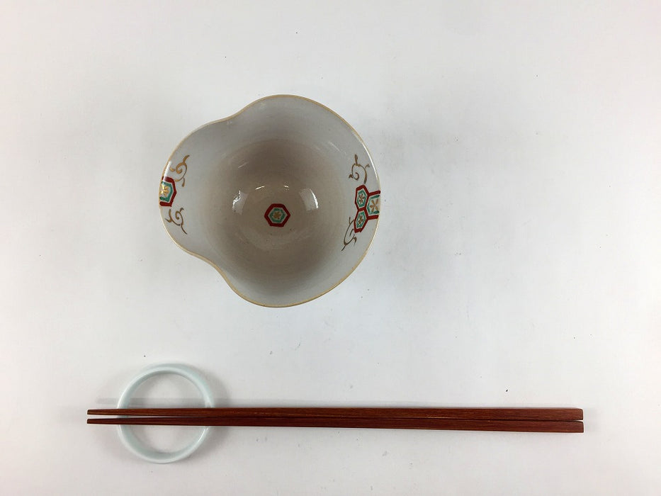 【SALE】亀甲唐草一方小付　9cm　有田焼【訳あり】