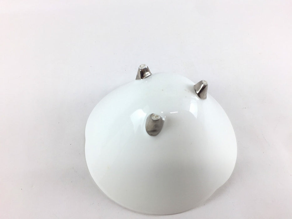 【SALE】三方切三つ足中付　足プラチナ　12cm　有田焼【訳あり】