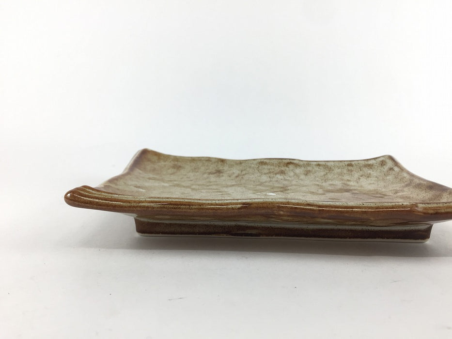 【SALE】180小焼皿　斑焼〆　18cm　有田焼【訳あり】
