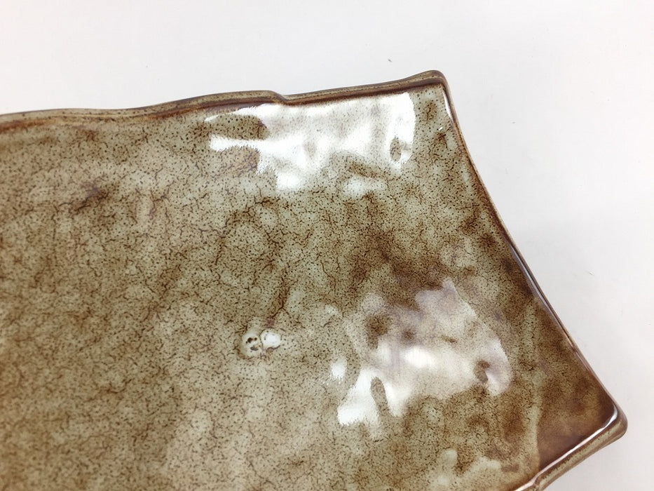 【SALE】180小焼皿　斑焼〆　18cm　有田焼【訳あり】
