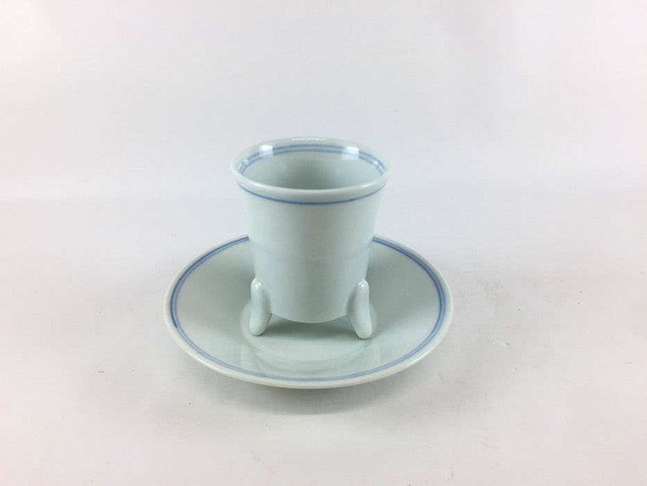 【SALE】青筋　3ツ足ミニCS　90cc　有田焼【訳あり】