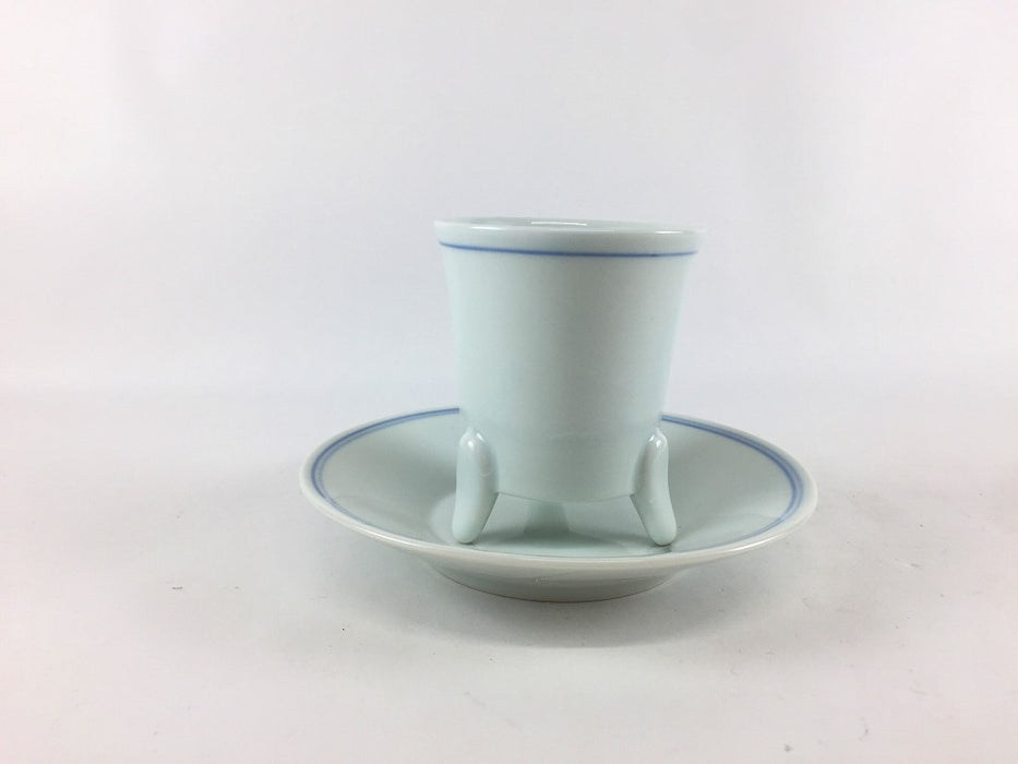 【SALE】青筋　3ツ足ミニCS　90cc　有田焼【訳あり】