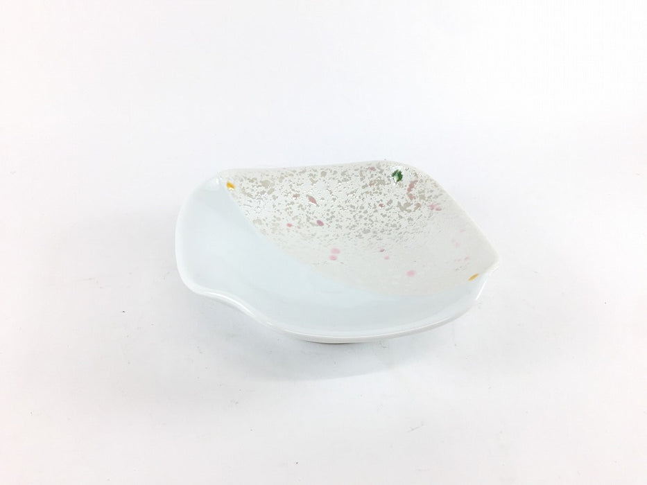 【SALE】四方押皿　半光彩　12cm　有田焼【訳あり】