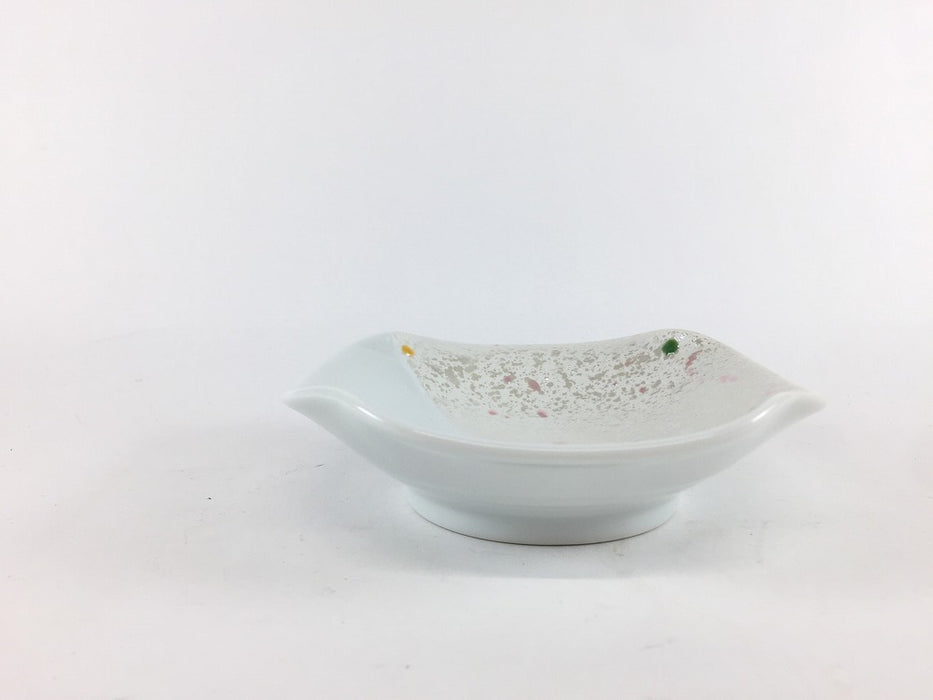 【SALE】四方押皿　半光彩　12cm　有田焼【訳あり】