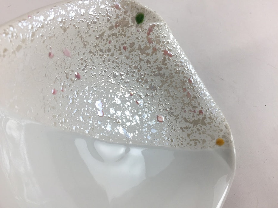 【SALE】四方押皿　半光彩　12cm　有田焼【訳あり】