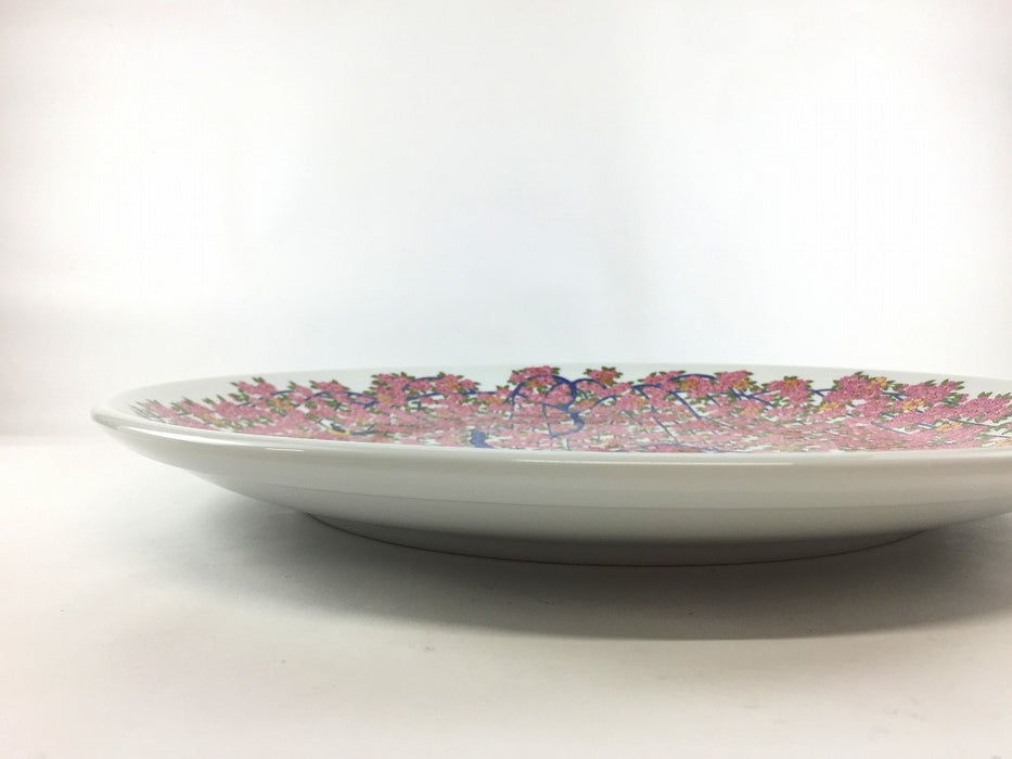 37cm大皿　満開桜　有田焼(j.R)