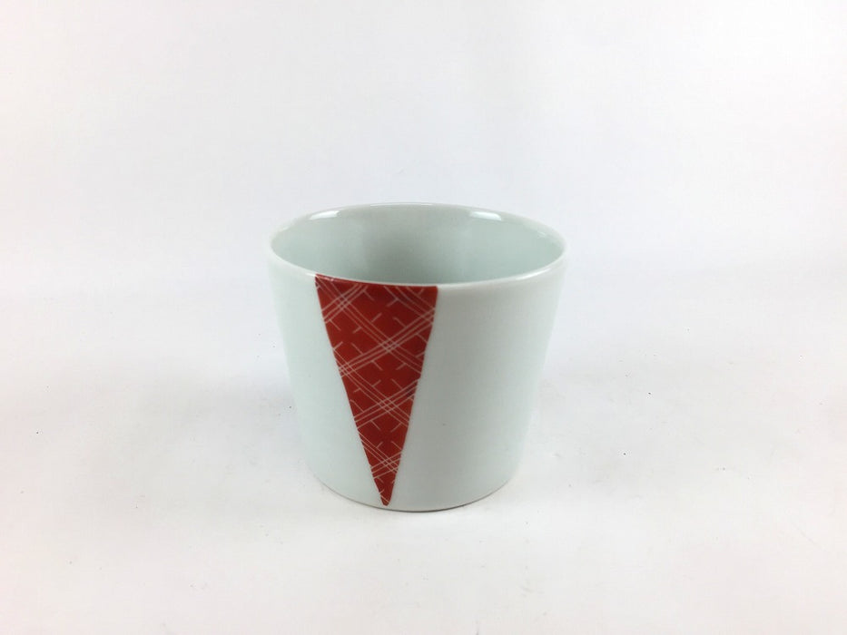 【SALE】特/赤地紋カップソーサー　8cm　有田焼【訳あり】