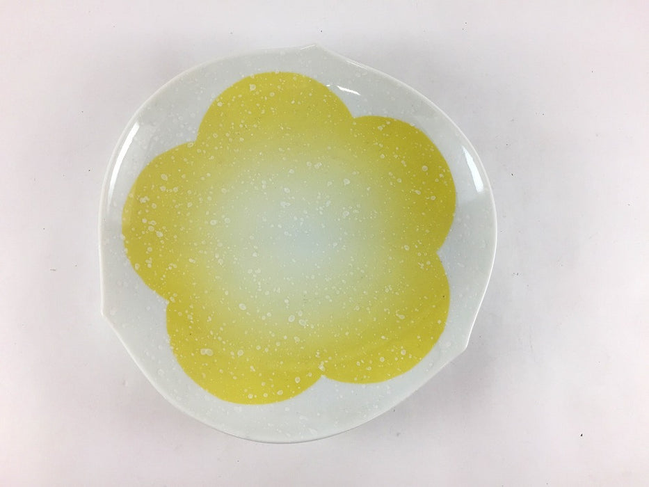 【SALE】B200花珈琲碗皿　黄花　200cc　有田焼【訳あり】