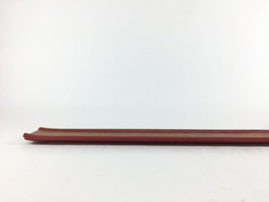 【SALE】280極細長皿　金彩赤マット　28cm　有田焼【訳あり】