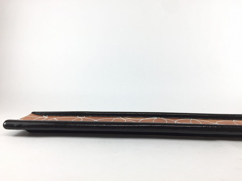 【SALE】415細長皿　乱れ輪　41.5cm　有田焼【訳あり】