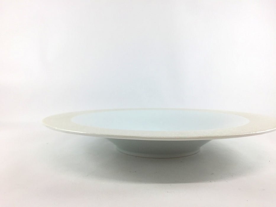 【SALE】白磁パールパスタ皿　24cm　有田焼【訳あり】