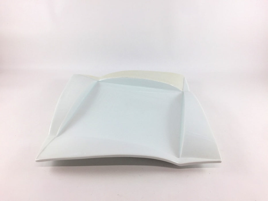 【SALE】白パール紙　口変皿　23cm　有田焼【訳あり】