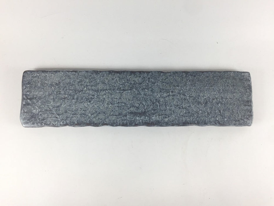 【SALE】275樹皮目長皿　銀結晶　27.5cm　有田焼【訳あり】