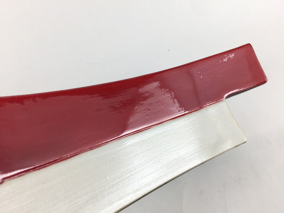 【SALE】違い弓長皿　赤白　22cm　有田焼【訳あり】