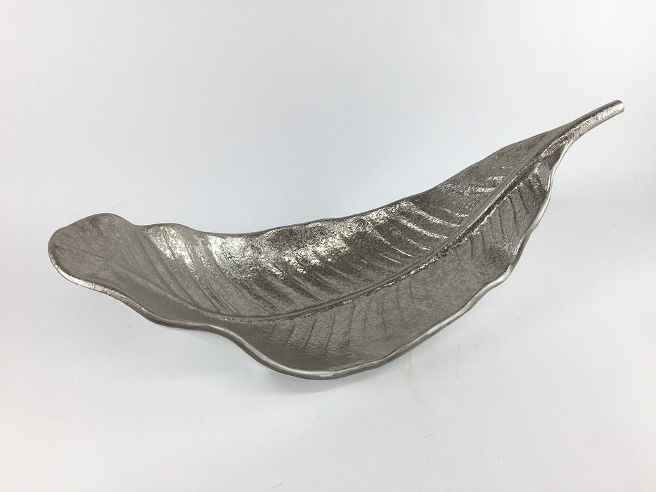 【SALE】320葉盛皿　白金　32cm　有田焼【訳あり】