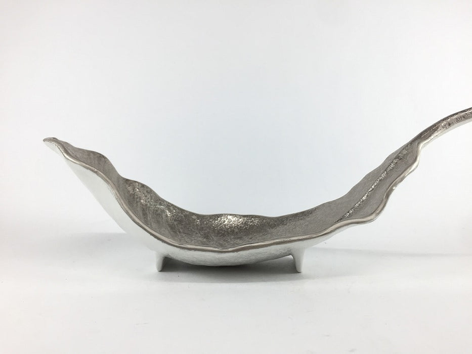 【SALE】320葉盛皿　白金　32cm　有田焼【訳あり】