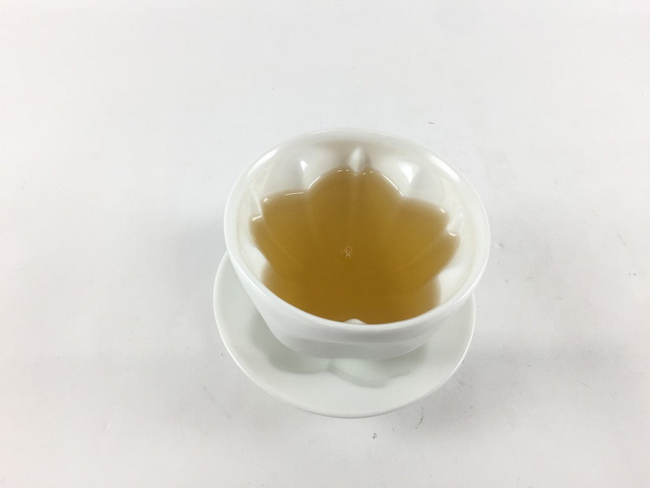 【SALE】桜小煎茶セット.白マット　7cm/70cc　有田焼