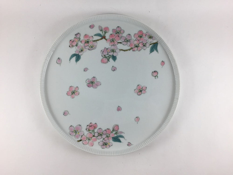 【SALE】240eplate　桜花紋(少なめ)　24cm 　有田焼【訳あり】
