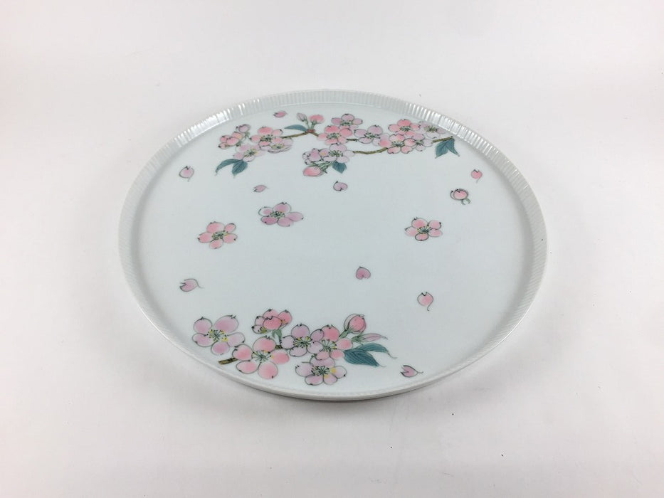 【SALE】240eplate　桜花紋(少なめ)　24cm 　有田焼【訳あり】