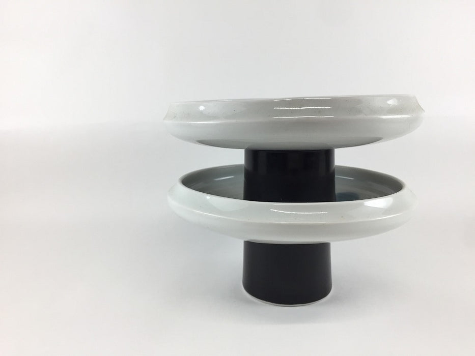 【SALE】15cm高台鉄鉢皿.一筆紺　伊万里焼【訳あり】